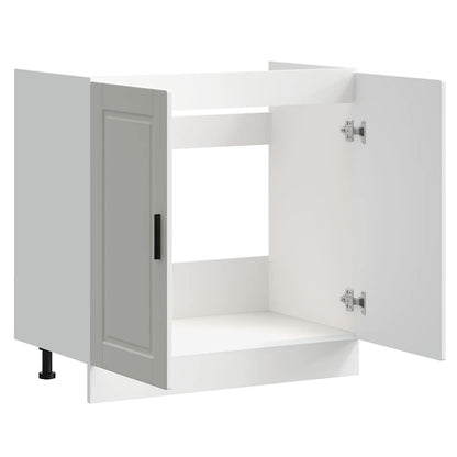 Mobile base lavello Porto Bianco 80x46x81,5cm Legno Multistrato - homemem39