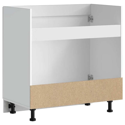 Mobile base lavello Porto Bianco 80x46x81,5cm Legno Multistrato - homemem39