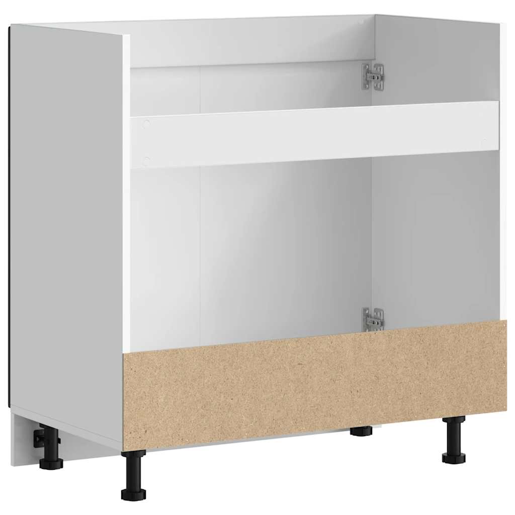 Mobile base lavello Porto Nero 80x46x81,5cm Legno Multistrato - homemem39