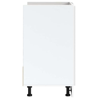 Mobile base lavello Porto Bianco Lucido 80x46x81,5cm Truciolato - homemem39