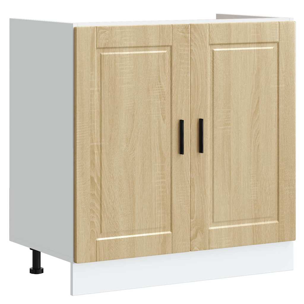 Mobile base lavello Porto Rovere Sonoma 80x46x81,5cm Truciolato - homemem39
