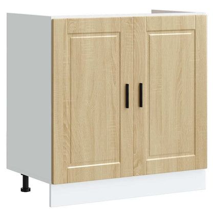 Mobile base lavello Porto Rovere Sonoma 80x46x81,5cm Truciolato - homemem39