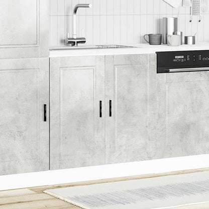 Mobile base lavello Porto Grigio Cemento 80x46x81,5 cm - homemem39