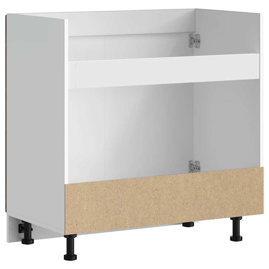 Mobile base lavello Porto Rovere Fumo 80x46x81,5 cm Truciolato - homemem39