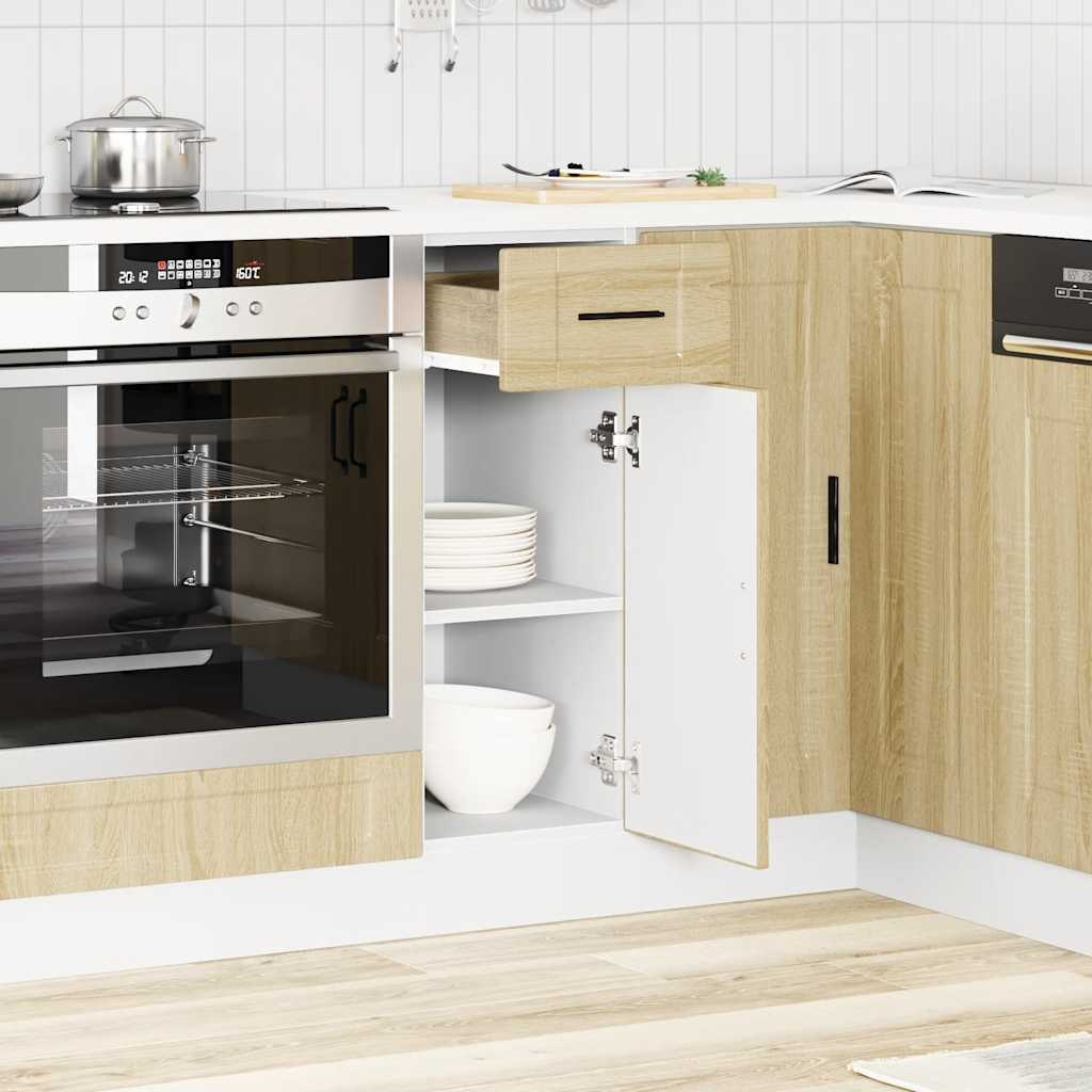 Base da Cucina Porto Rovere Sonoma in Legno Multistrato - homemem39