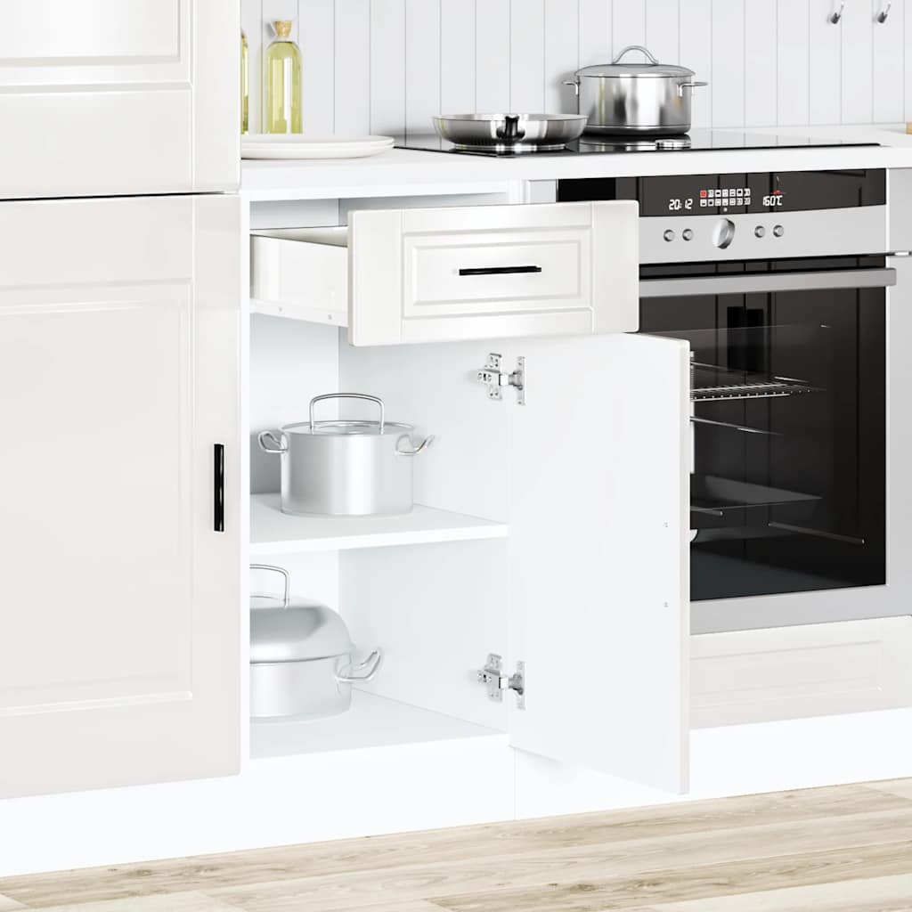 Base da Cucina Porto Bianco Lucido in Legno Multistrato - homemem39