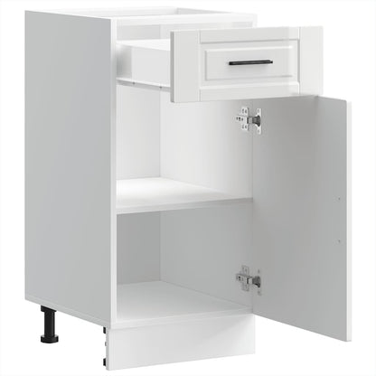 Base da Cucina Porto Bianco Lucido in Legno Multistrato - homemem39