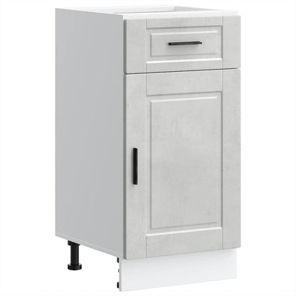 Base da Cucina Porto Grigio Cemento in Legno Multistrato - homemem39