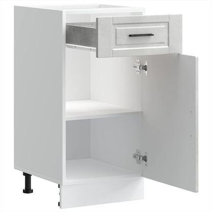 Base da Cucina Porto Grigio Cemento in Legno Multistrato - homemem39