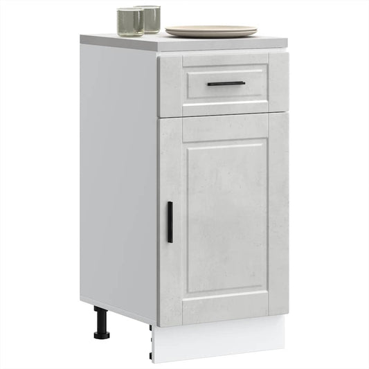 Base da Cucina Porto Grigio Cemento in Legno Multistrato - homemem39
