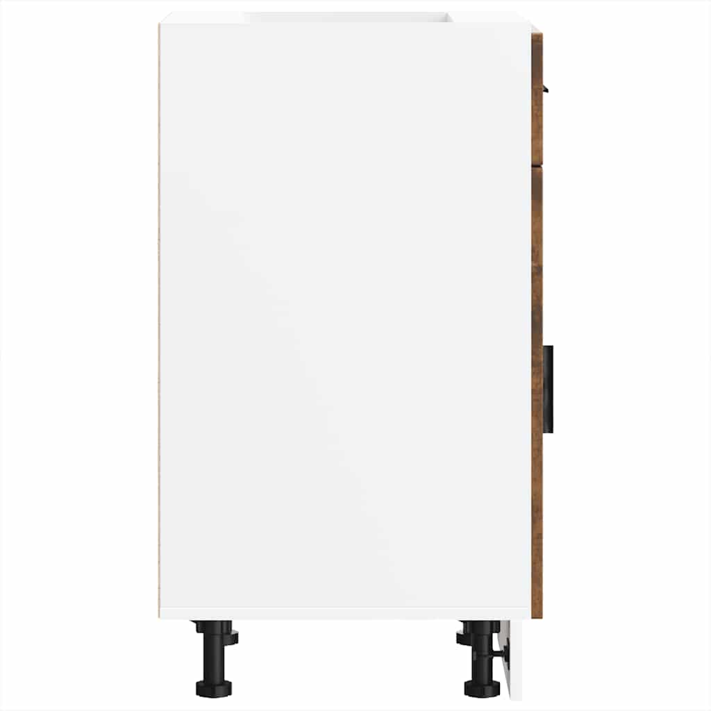 Base da Cucina Porto Rovere Fumo in Legno Multistrato - homemem39