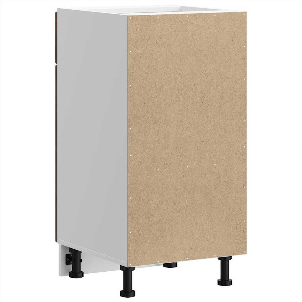 Base da Cucina Porto Rovere Fumo in Legno Multistrato - homemem39