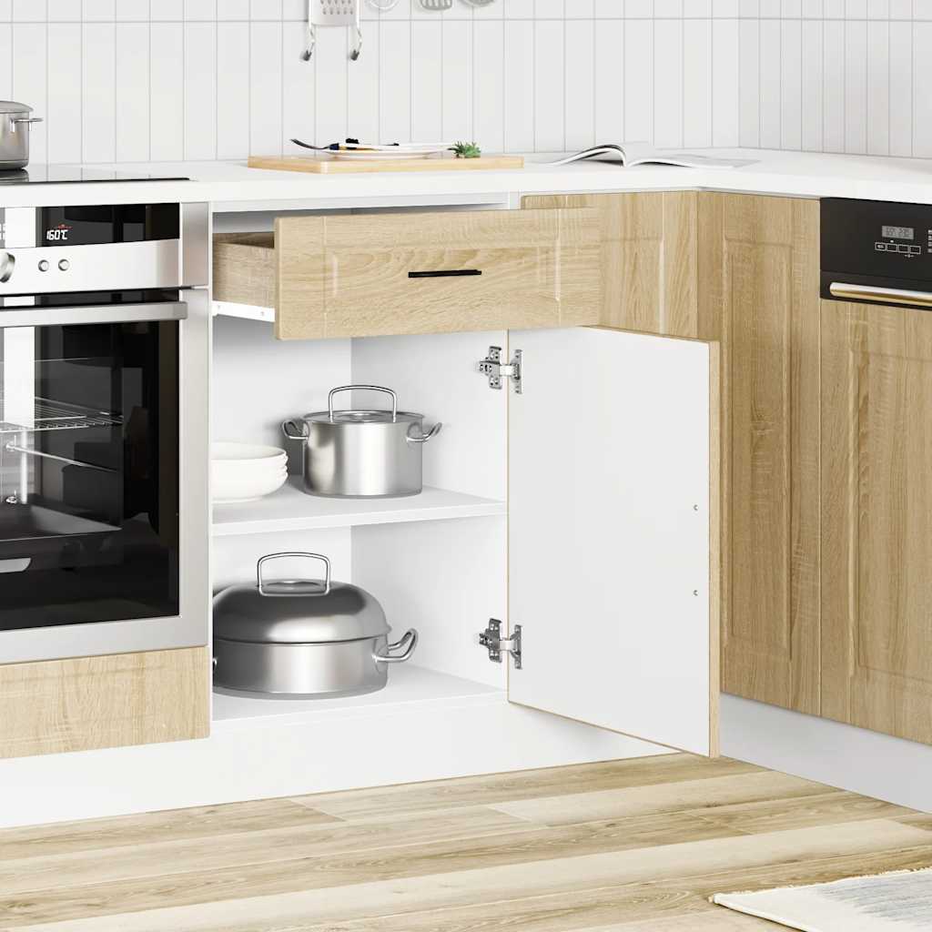 Base da Cucina Porto Rovere Sonoma in Legno Multistrato - homemem39