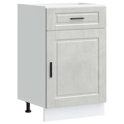 Base da Cucina Porto Grigio Cemento in Legno Multistrato - homemem39