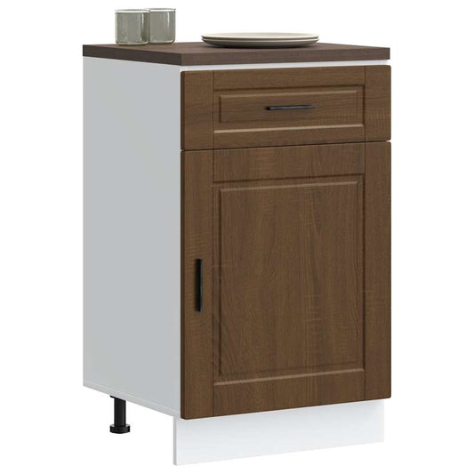 Base da Cucina Porto Rovere Marrone in Legno Multistrato - homemem39