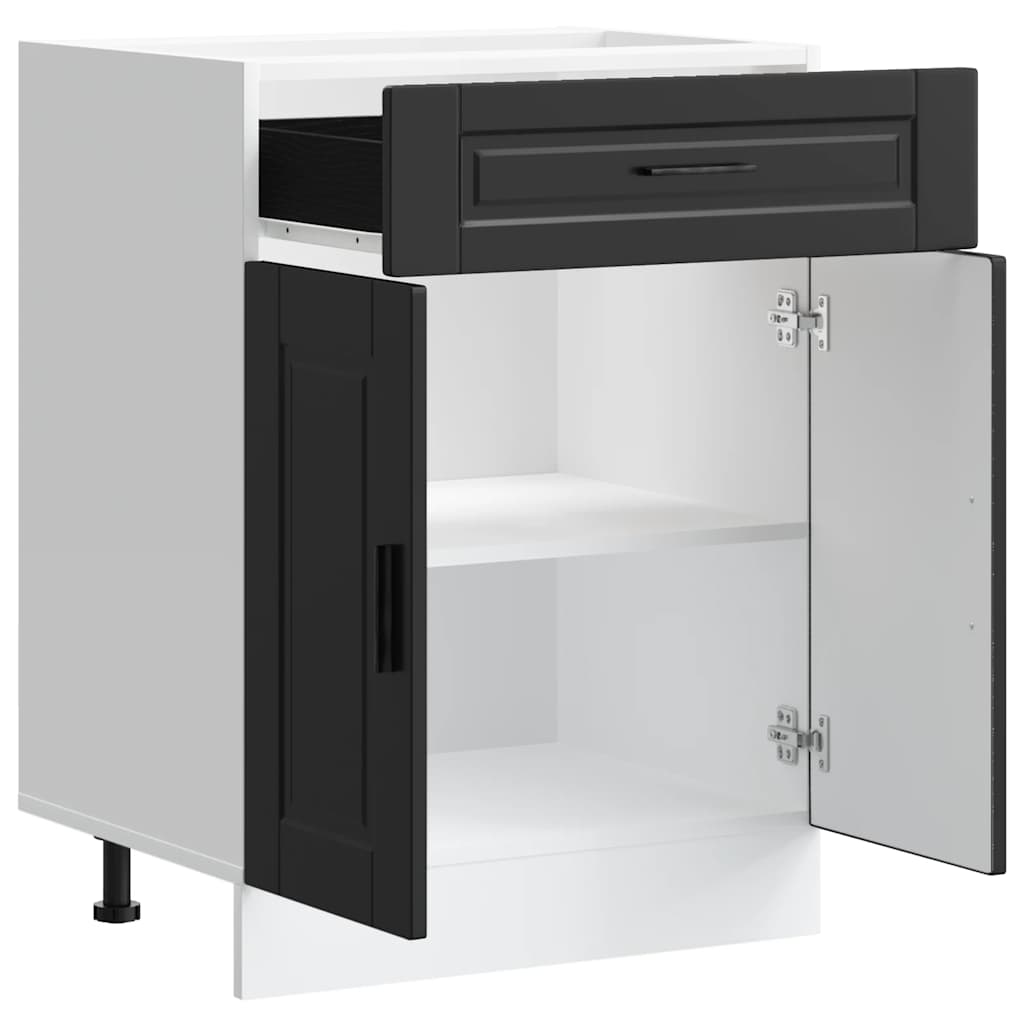 Base da Cucina Porto Nero in Legno Multistrato - homemem39