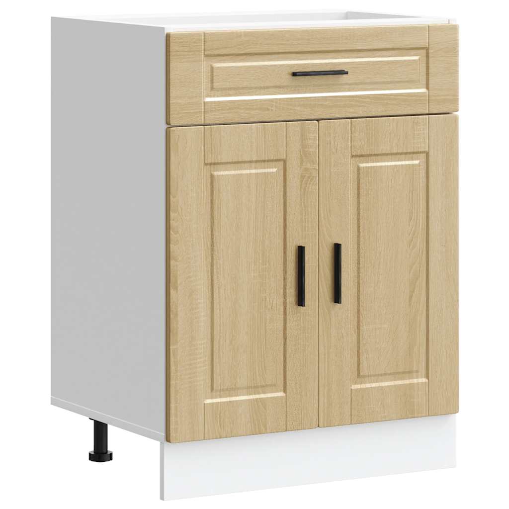 Base da Cucina Porto Rovere Sonoma in Legno Multistrato