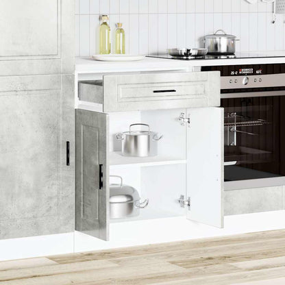 Base da Cucina Porto Grigio Cemento in Legno Multistrato - homemem39