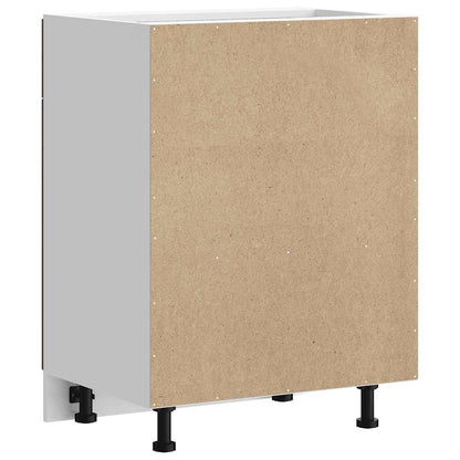 Base da Cucina Porto Rovere Fumo in Legno Multistrato - homemem39