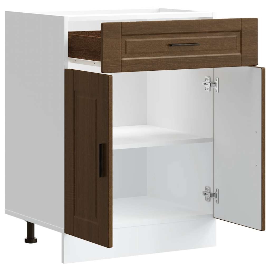 Base da Cucina Porto Rovere Marrone in Legno Multistrato - homemem39