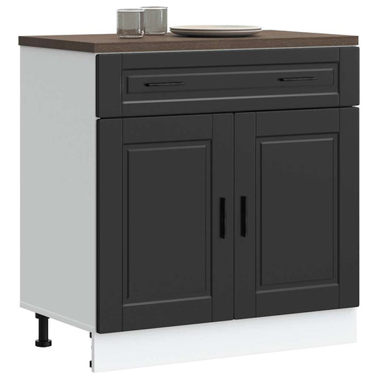 Base da Cucina Porto Nero in Legno Multistrato - homemem39