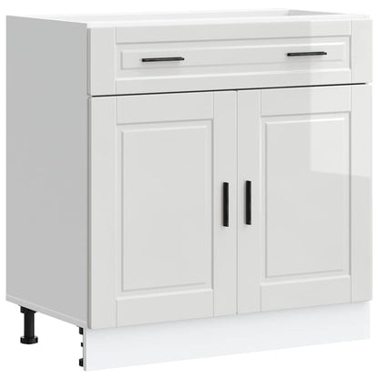 Base da Cucina Porto Bianco Lucido in Legno Multistrato - homemem39