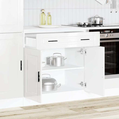 Base da Cucina Porto Bianco Lucido in Legno Multistrato - homemem39