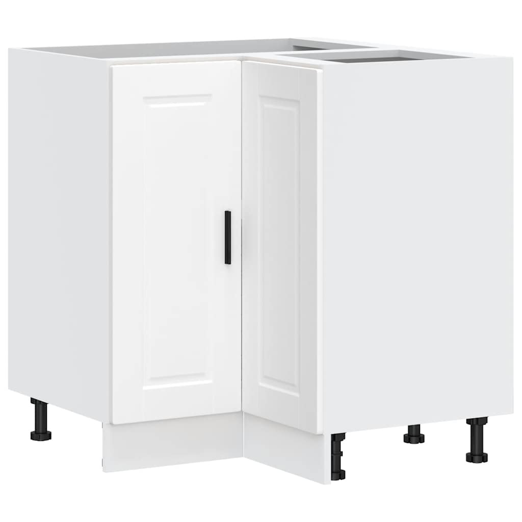 Base ad Angolo Cucina Porto Bianco in Legno Multistrato - homemem39