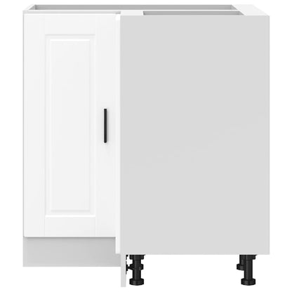 Base ad Angolo Cucina Porto Bianco in Legno Multistrato - homemem39