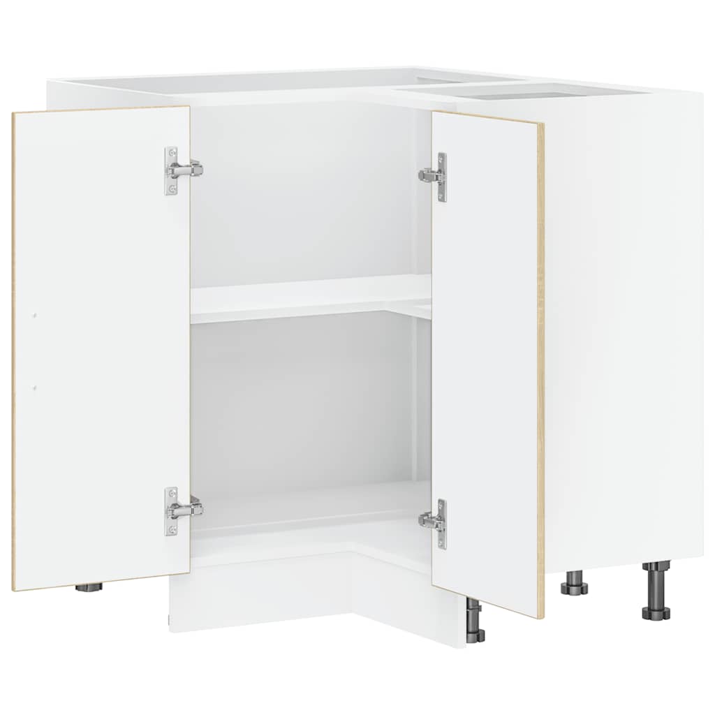 Base ad Angolo Cucina Porto Rovere Sonoma in Legno Multistrato - homemem39
