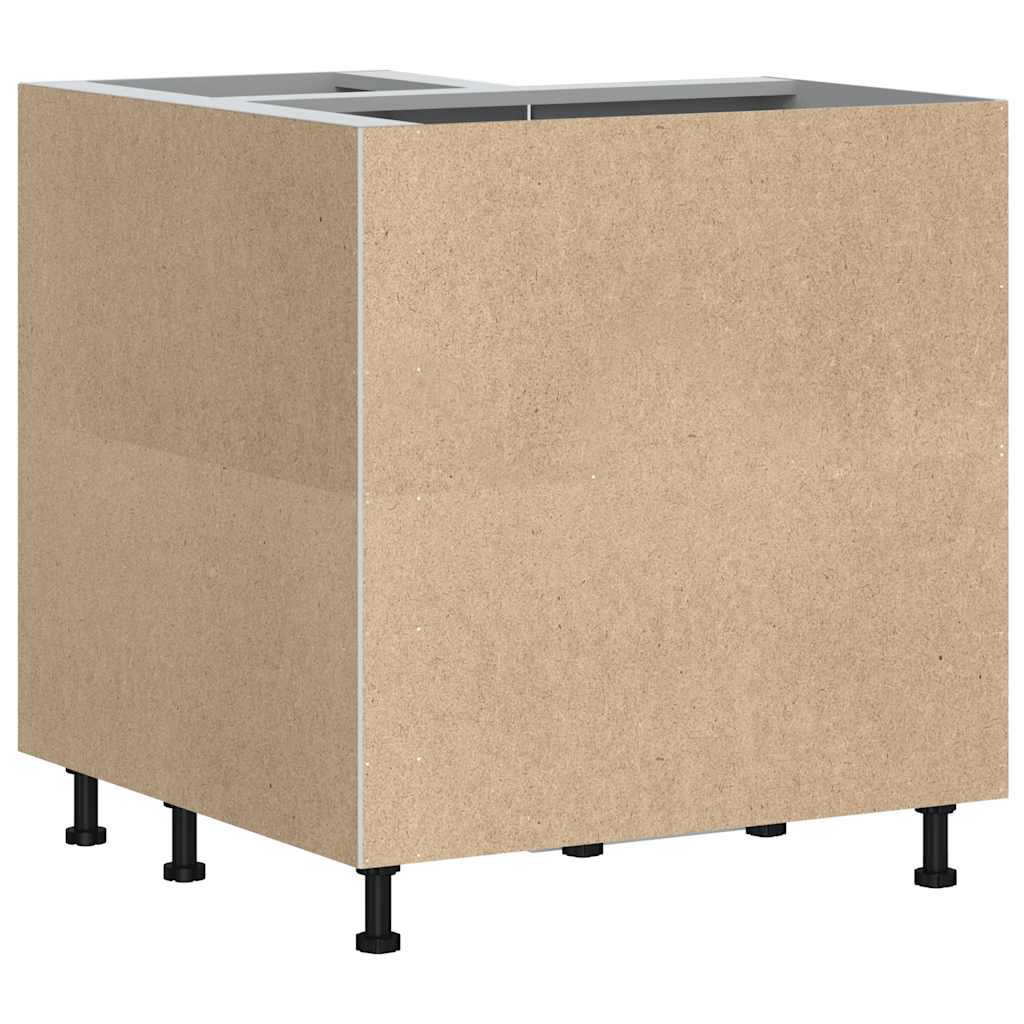 Base ad Angolo Cucina Porto Grigio Sonoma in Legno Multistrato - homemem39