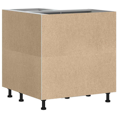 Base ad Angolo Cucina Porto Grigio Sonoma in Legno Multistrato - homemem39