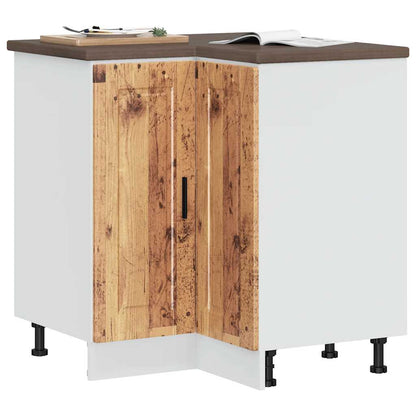 Base ad Angolo Cucina Porto Legno Antico in Legno Multistrato - homemem39