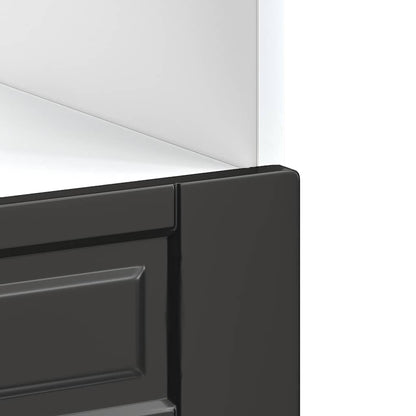 Armadio per Forno Porto Nero in Legno Multistrato - homemem39