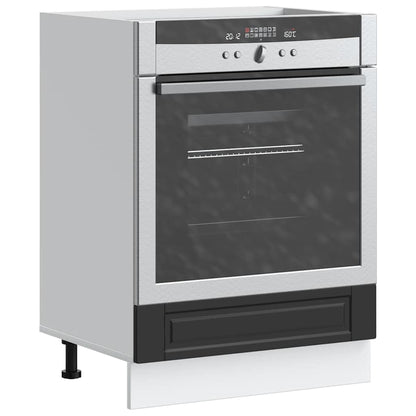 Armadio per Forno Porto Nero in Legno Multistrato - homemem39