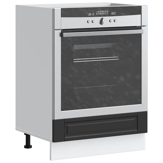 Armadio per Forno Porto Nero in Legno Multistrato - homemem39