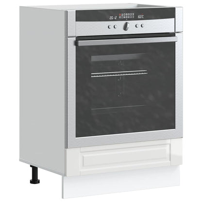 Armadio per Forno Porto Bianco Lucido in Legno Multistrato - homemem39