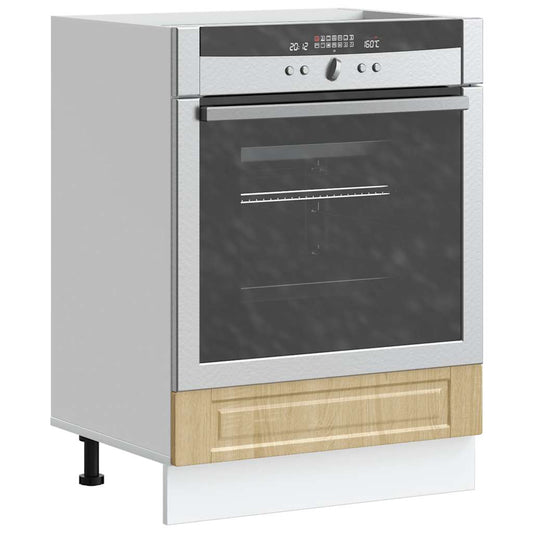 Armadio per Forno Porto Rovere Sonoma in Legno Multistrato - homemem39