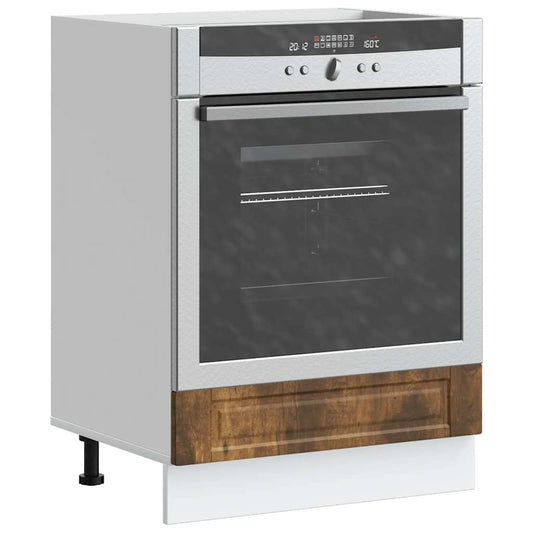 Armadio per Forno Porto Rovere Fumo in Legno Multistrato - homemem39