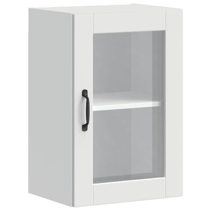 Pensile da Cucina con Porta in Vetro Porto Bianco - homemem39