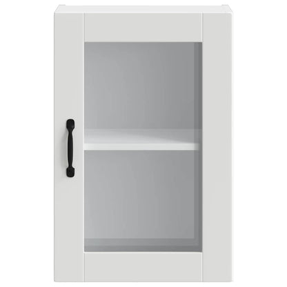 Pensile da Cucina con Porta in Vetro Porto Bianco - homemem39