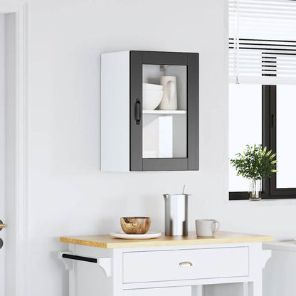 Pensile da Cucina con Porta in Vetro Porto Nero - homemem39