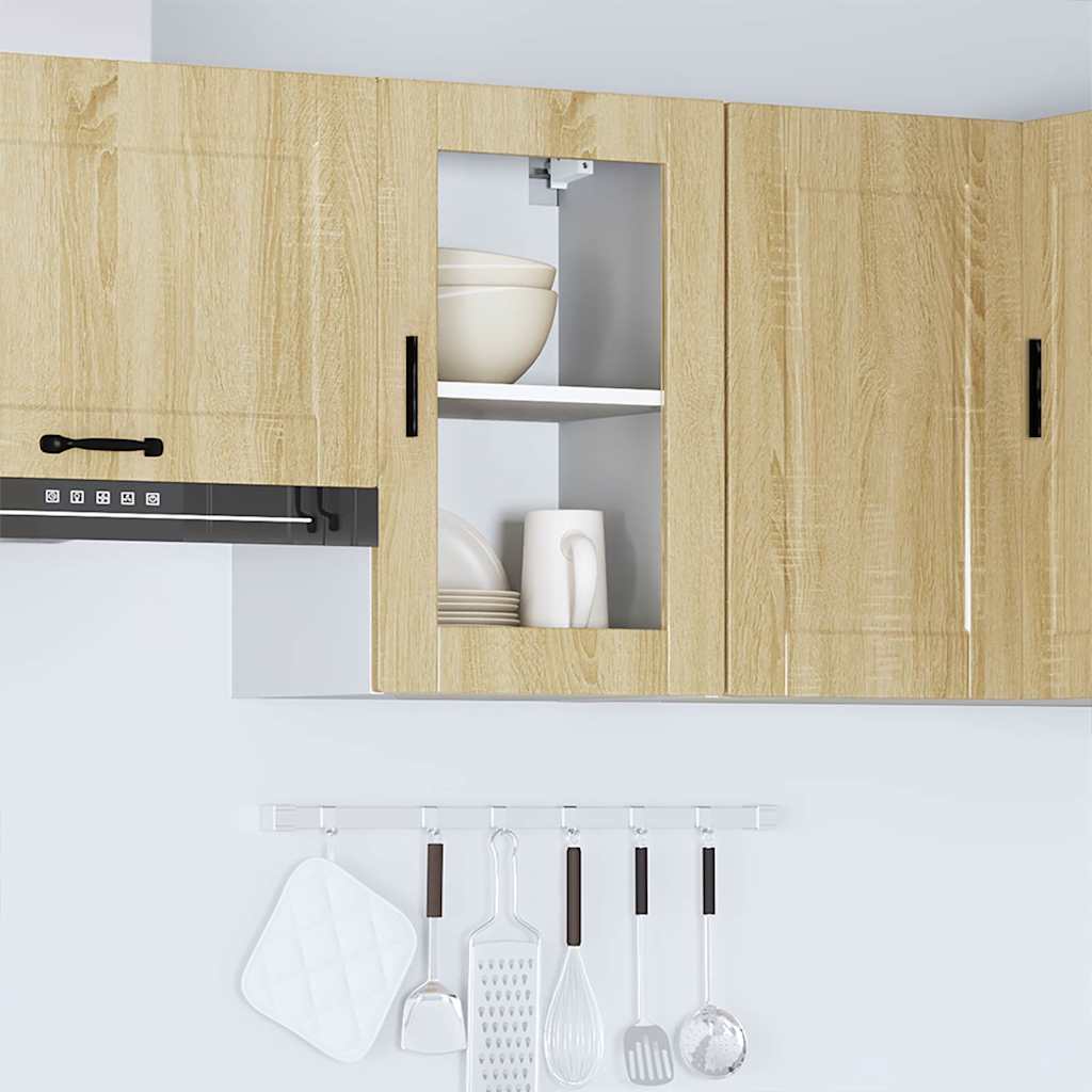 Pensile da Cucina con Porta in Vetro Porto