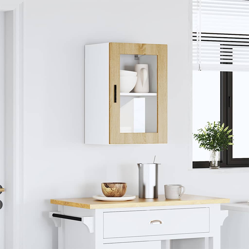 Pensile da Cucina con Porta in Vetro Porto