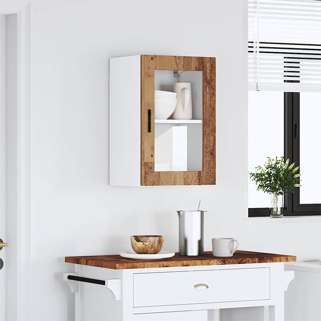 Pensile da Cucina con Porta in Vetro Porto