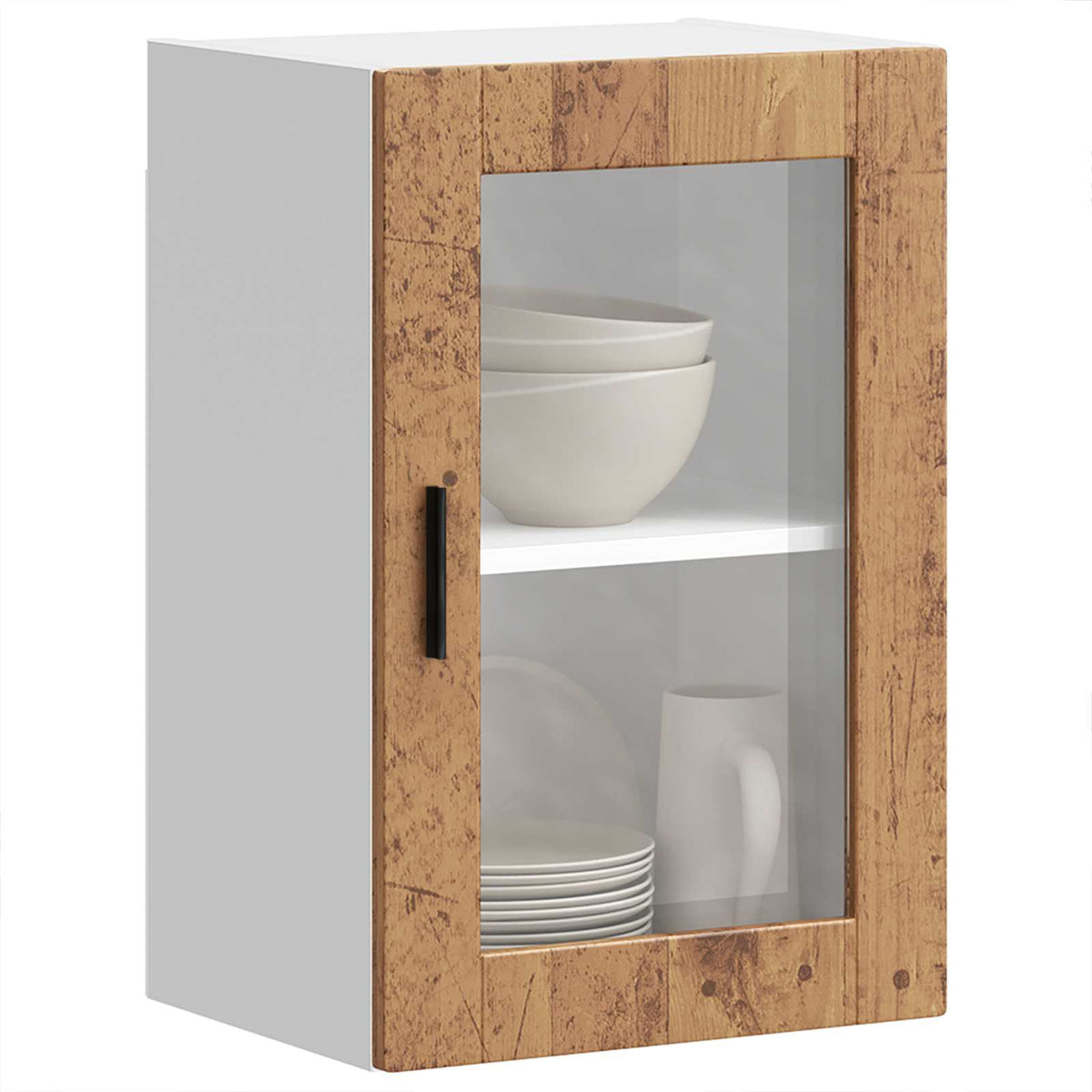 Pensile da Cucina con Porta in Vetro Porto