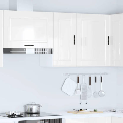 Pensile da Cucina Porto Bianco Lucido in Legno Multistrato - homemem39
