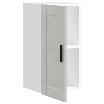 Pensile da Cucina Porto Grigio Cemento in Legno Multistrato - homemem39