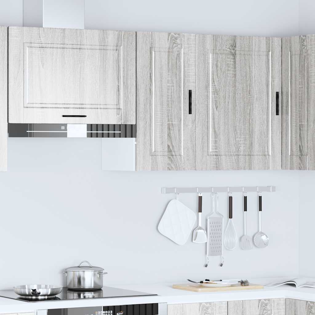 Pensile da Cucina Porto Grigio Sonoma in Legno Multistrato - homemem39