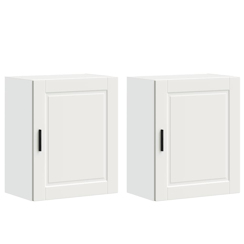 Pensili da Cucina 2 pz Porto Bianco in Legno Multistrato - homemem39